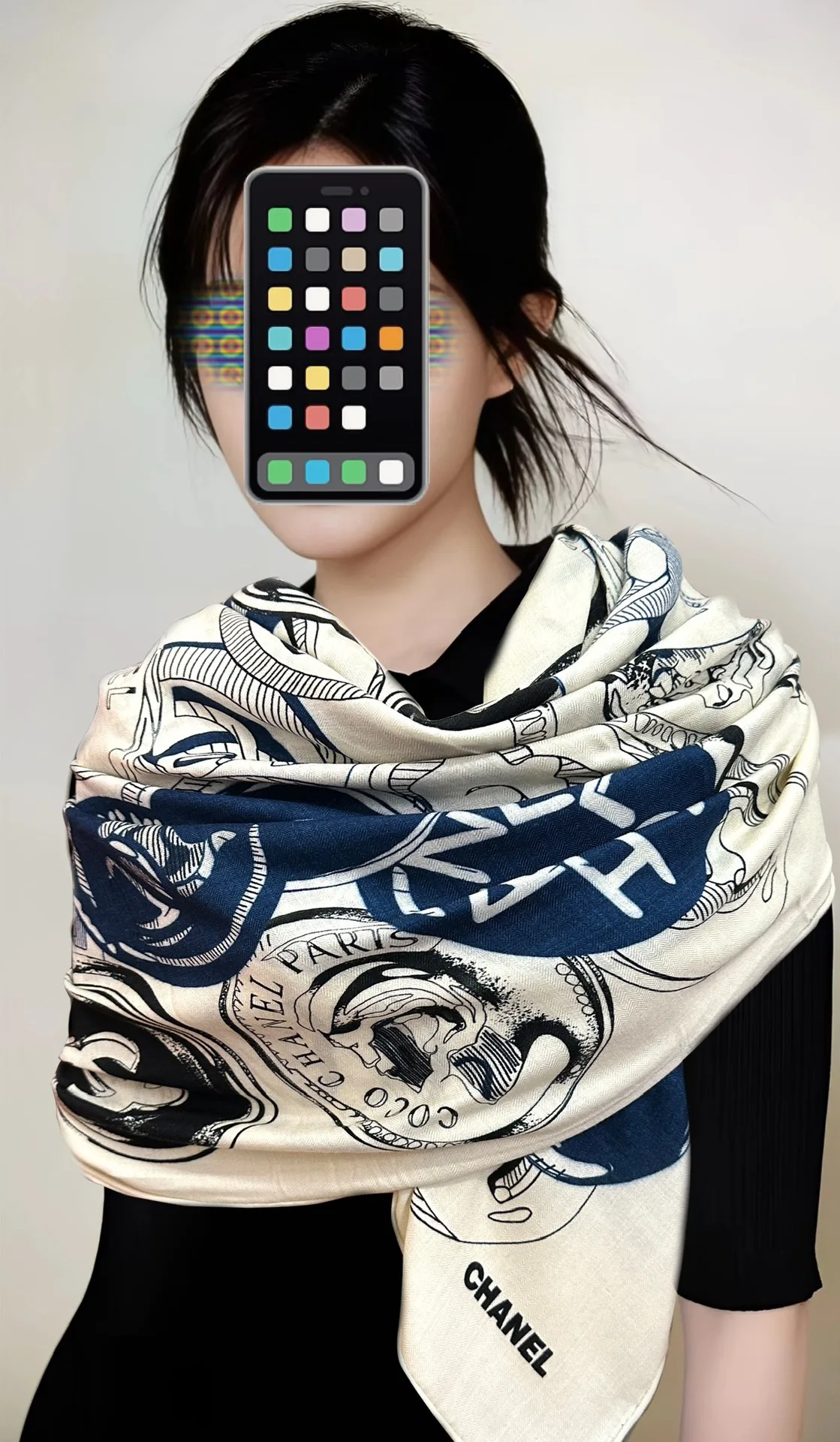 Chanel Silk Scarf