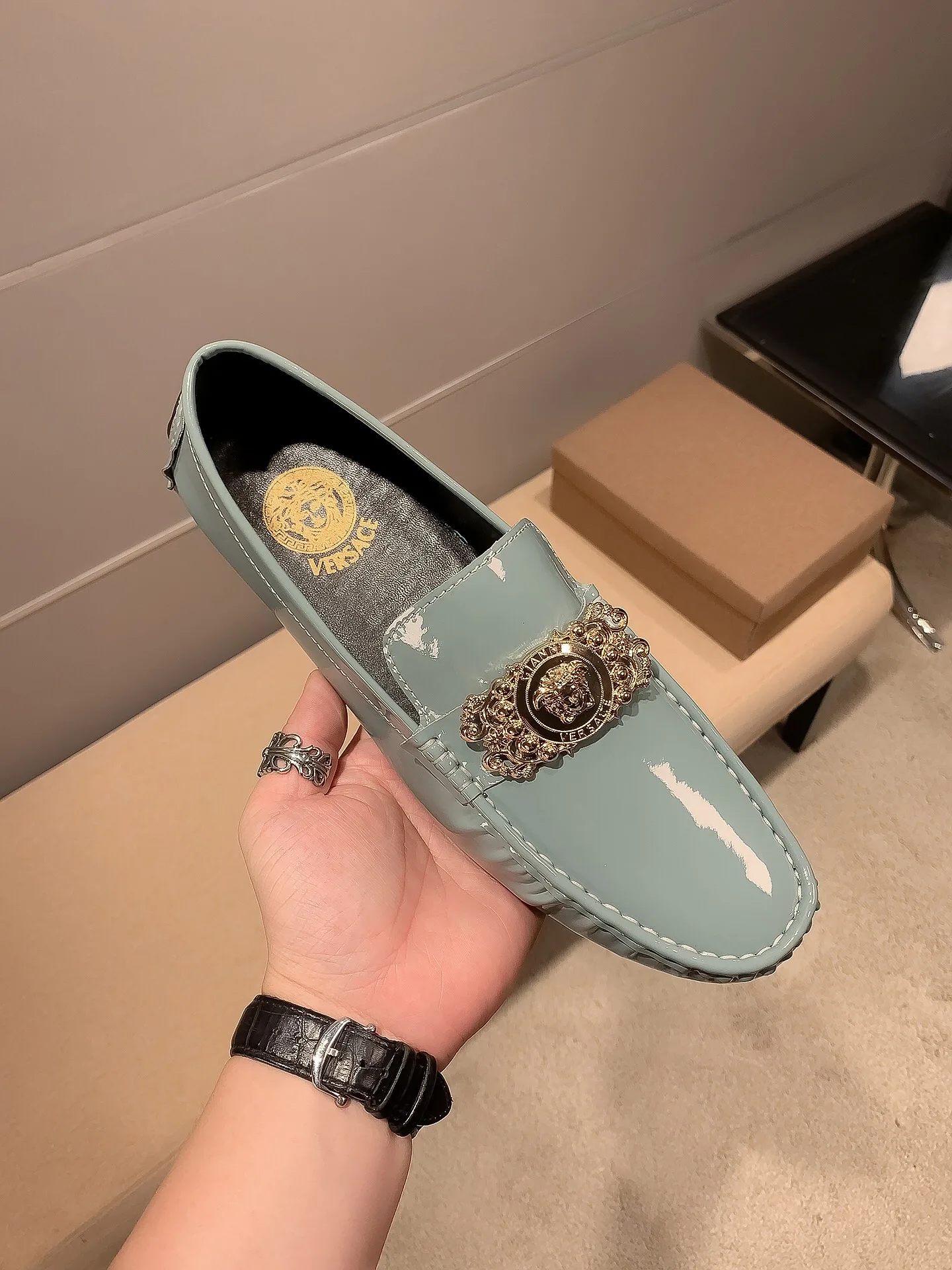 Versace Leather Shoes